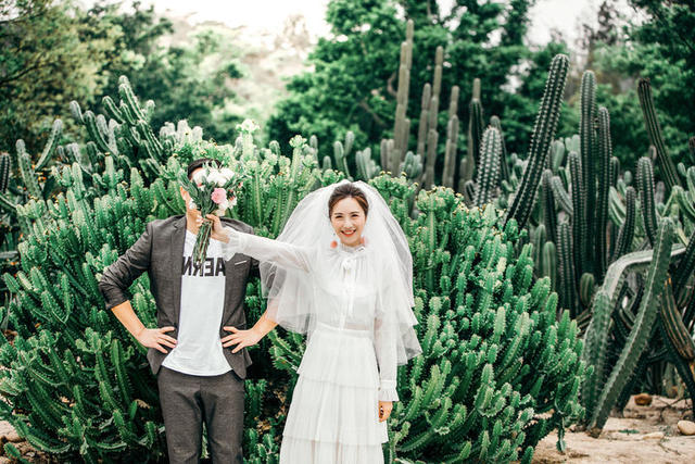 厦门植物园婚纱照